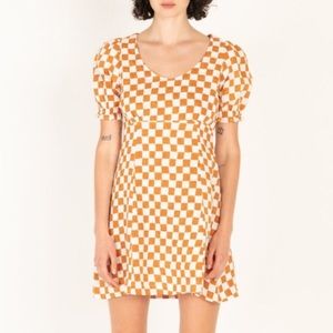 NWOT Holiday the Label Mojito Checkered Dress